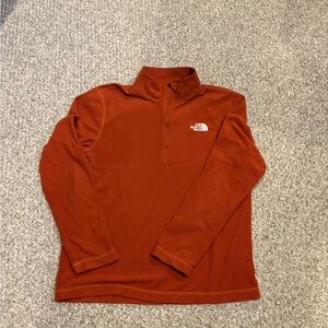The North Face Burnt Orange Fleece Pullover